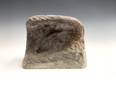 Lot 251 - Alec WILES (1924) plaster marquette of a miner...