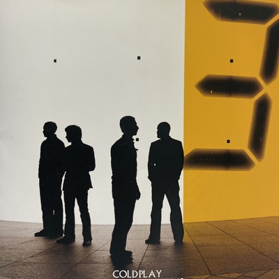 Lot 942 - Coldplay Autograph. An advertising display...