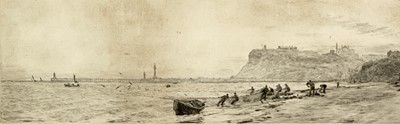 Lot 680 - William Lionel WYLLIE (1851-1931) Whitby from...