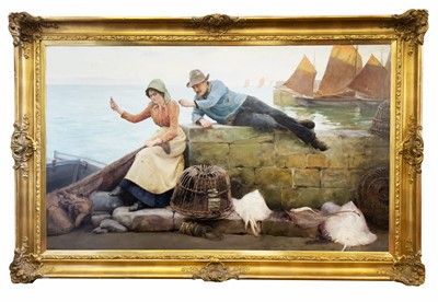 Lot 223 - Percy Robert CRAFT (1856-1934) A Tiff Oil on...