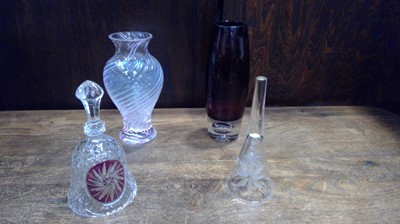 Lot 60 - Four Pieces of Glass, Including Caithness. Red...