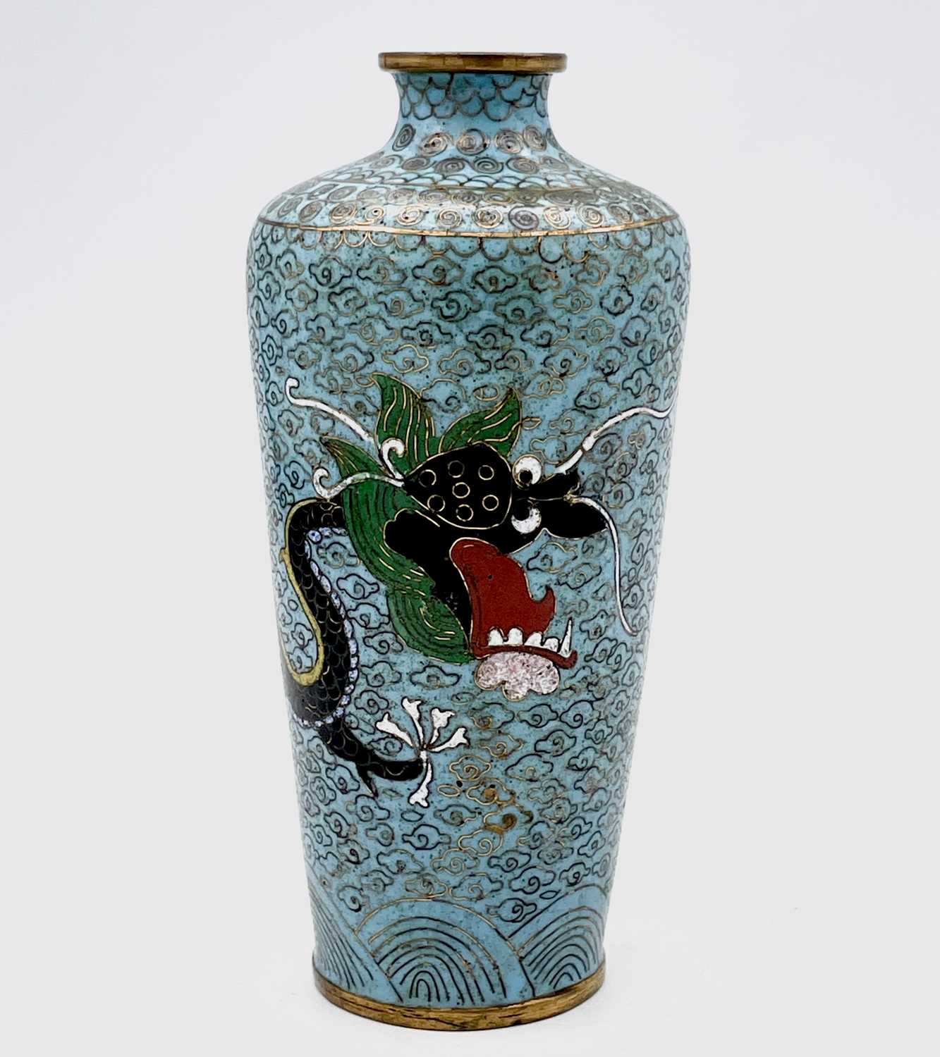 Lot 185 - A Chinese cloisonne vase, 19th century,...