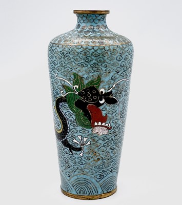 Lot 185 - A Chinese cloisonne vase, 19th century,...