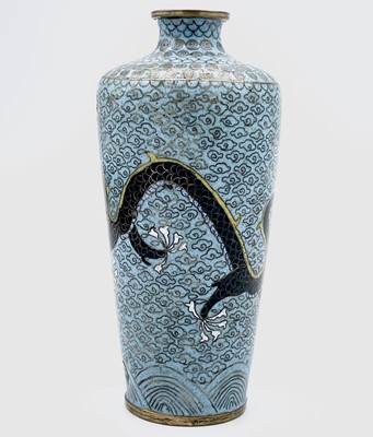 Lot 185 - A Chinese cloisonne vase, 19th century,...