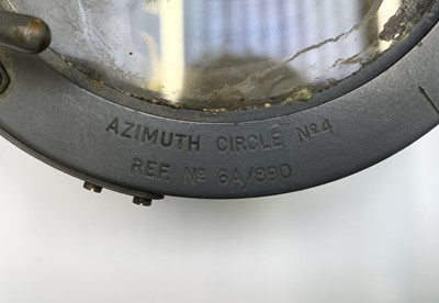 Lot 299 - A compass marked Azimuth circle No4 Ref No...