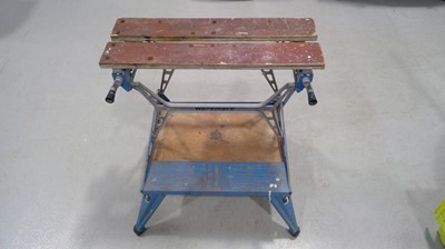 Lot 19 - Black and Decker Workmate. Base 61cm by 53cm...