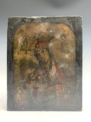 Lot 45 - A Russian icon, 19th century, of The Holy...