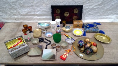 Lot 54 - Collection of Asian and European ornaments,...