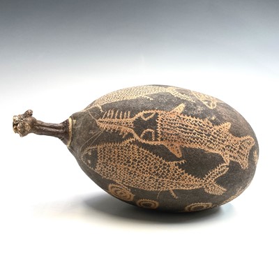 Lot 154 - An Australian Aboriginal carved boab nut the...
