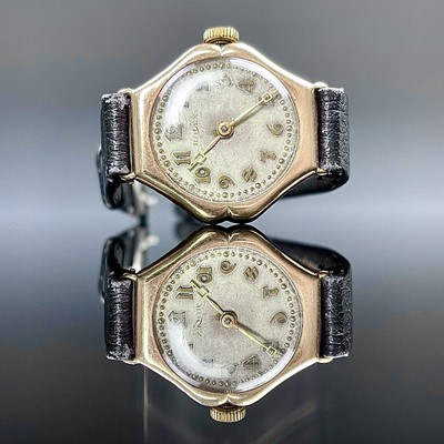 Lot 940 - A Rolex 9ct gold ladies manual wind wristwatch,...