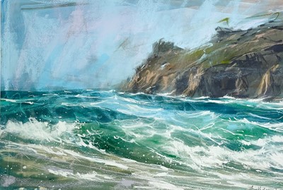 Lot 776 - James BARTHOLOMEW (1970) Coastal Scene Mixed...