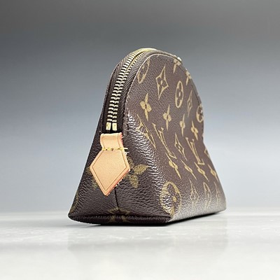 Lot 1007 - A Louis Vuitton cosmetics bag, width 20cm,...