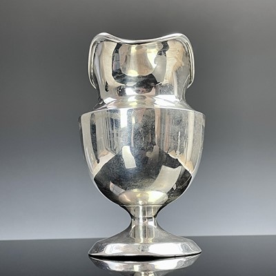 Lot 97 - A George VI silver pedestal milk jug, makers...