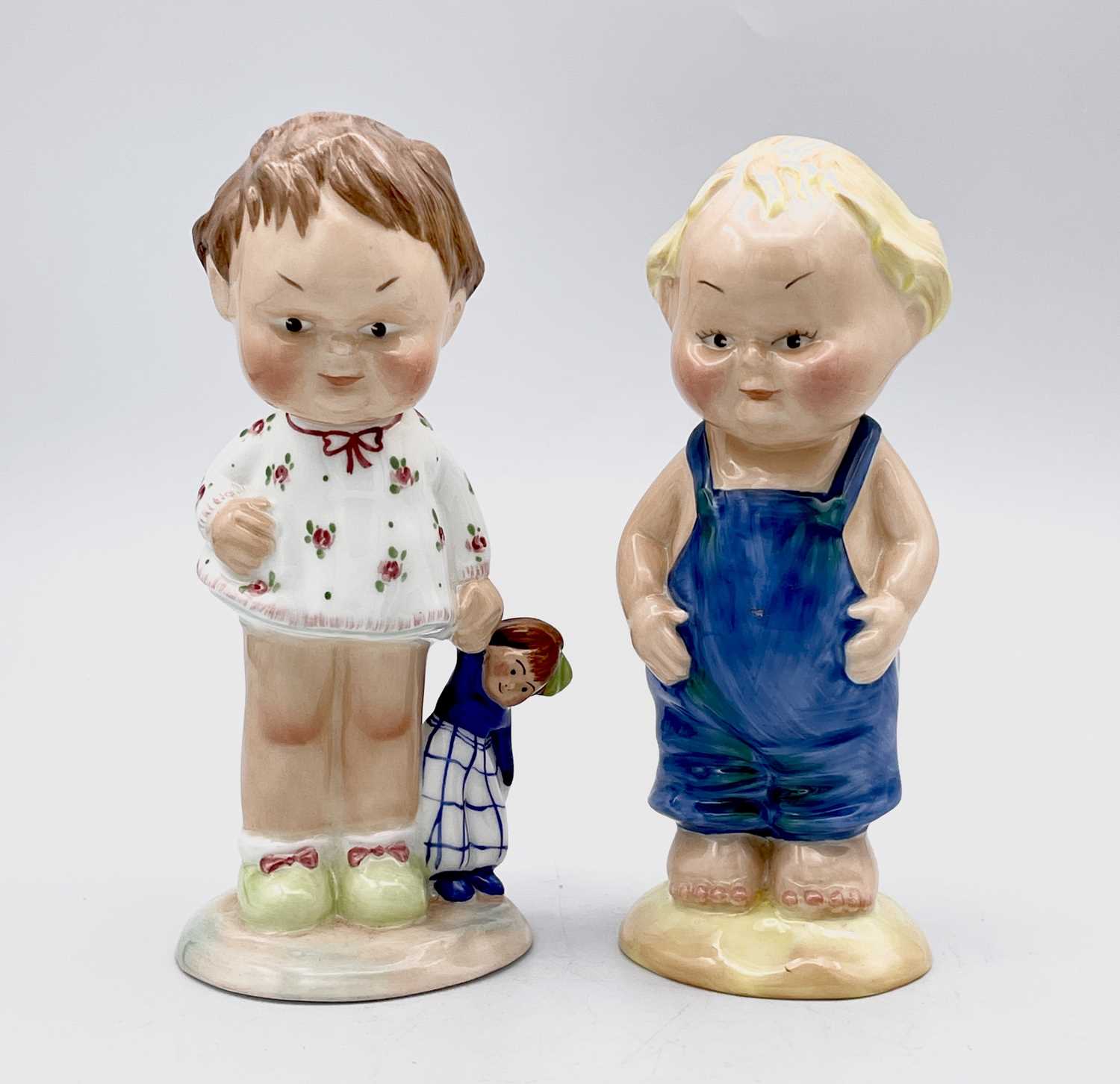 Lot 958 - A pair of limited edition Shelley porcelain...