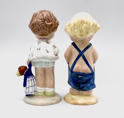 Lot 958 - A pair of limited edition Shelley porcelain...