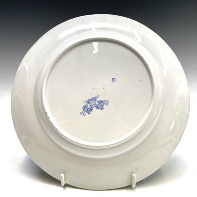 Lot 1029 - A Baker, Bevans and Irwin pearlware plate,...