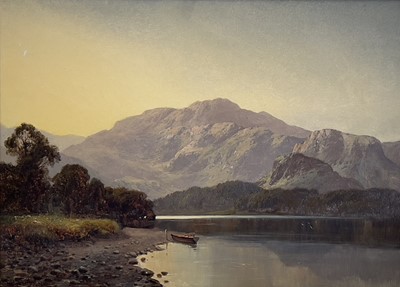 Lot 533 - Alfred DE BREANSKI (1852-1928) Sunrise,...