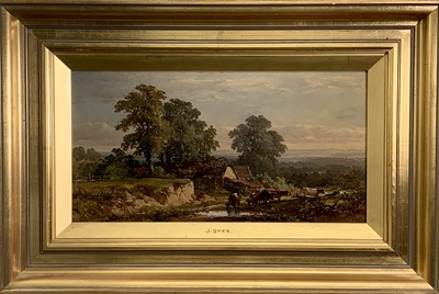 Lot 561 - John I SYER (1815-1885) Cattle in a Landscape...