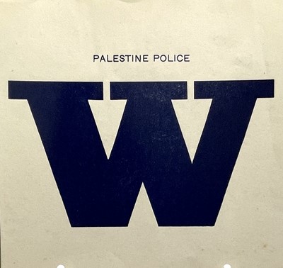 Lot 237 - Palestine Police (Pre 1948 Israel) Interest -...