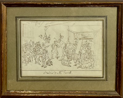 Lot 634 - Horace VERNET (1789-1863) Study for the...