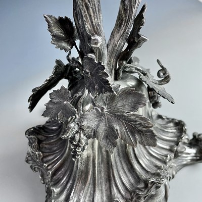 Lot 163 - An impressive Victorian silver plated...