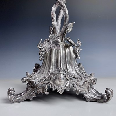 Lot 163 - An impressive Victorian silver plated...