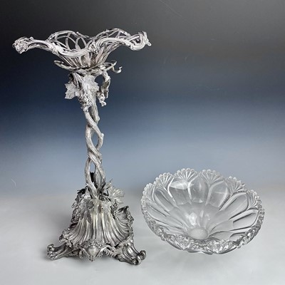 Lot 163 - An impressive Victorian silver plated...