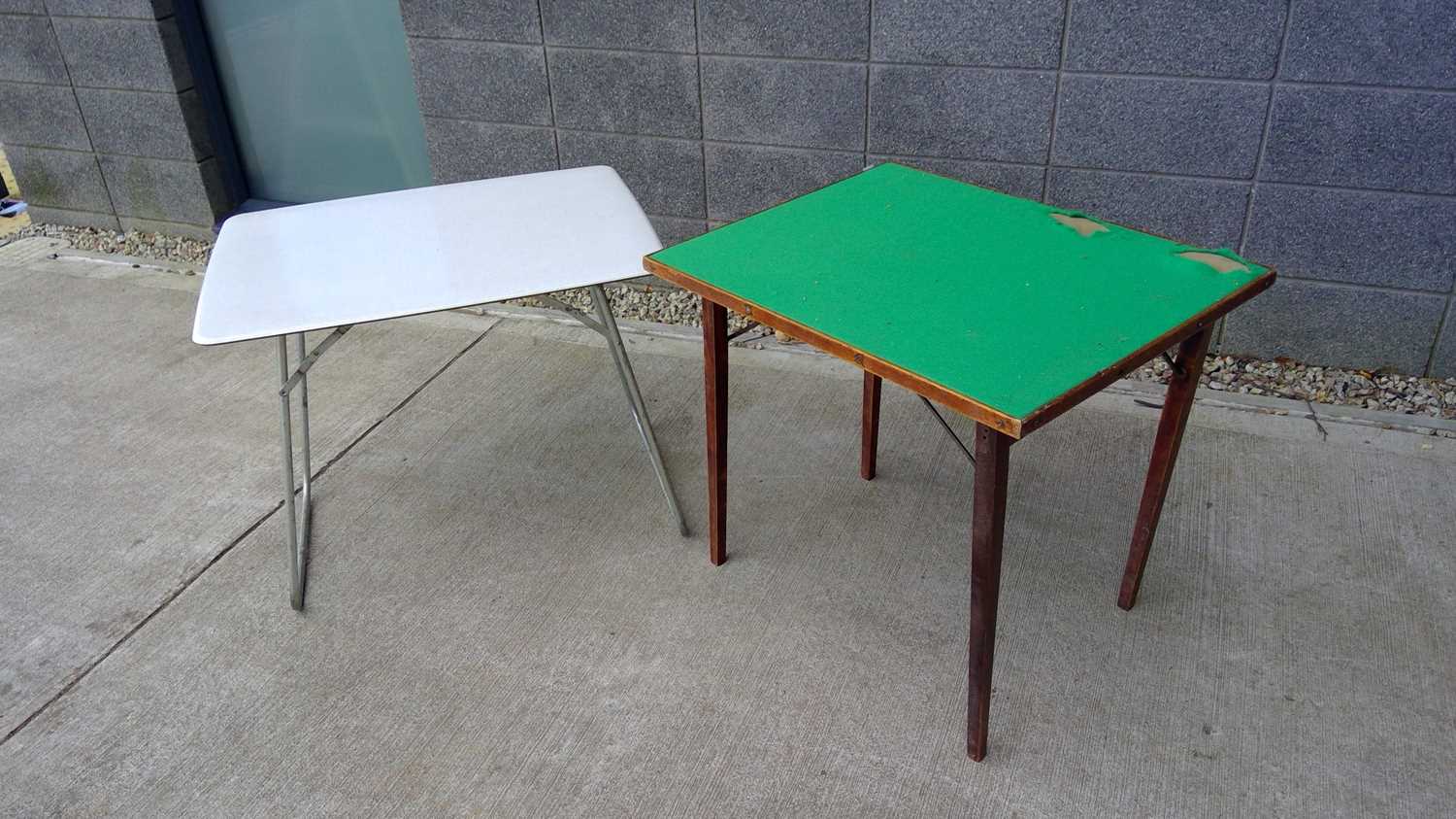 Lot 177 Two Vintage Folding Tables One Being A   59213 0 Medium 