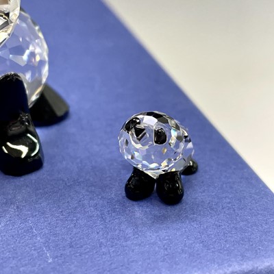 Lot 217 - Swarovski Crystal Endangered Wildlife Pandas,...