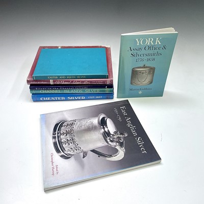 Lot 178 - Five antique silver reference books relating...