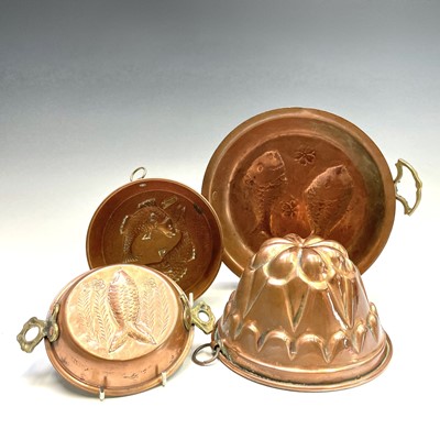 Lot 298 - A copper mousse mould, later 20th century,...