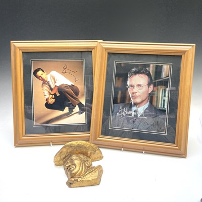 Lot 925 - Signed Film / TV Star Photographs and Gilt...