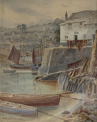 Lot 262 - F. RINGHAM (British, 19th Century) Newlyn...