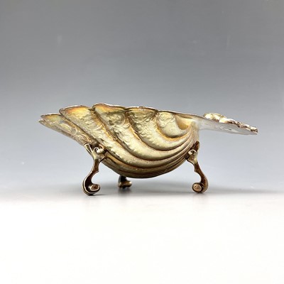 Lot 111 - A 1960's silver gilt Georgian style scallop...