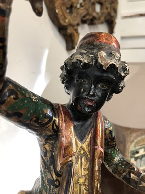 Lot 3 - A Venetian blackamoor gondolier figure, circa...
