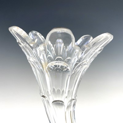 Lot 4 - A Regency cut glass and ormolu cornucopia vase,...