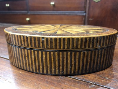 Lot 28 - A George III mahogany, crossbanded and...
