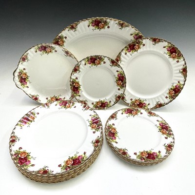Lot 886 - Royal Albert Old Country Roses, part service...