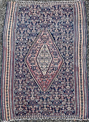 Lot 1226 - A Senneh Kelim, West Persia, circa 1900, with...