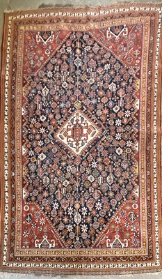 Lot 1227 - A Ghasghai rug, South West Persia, circa 1900,...