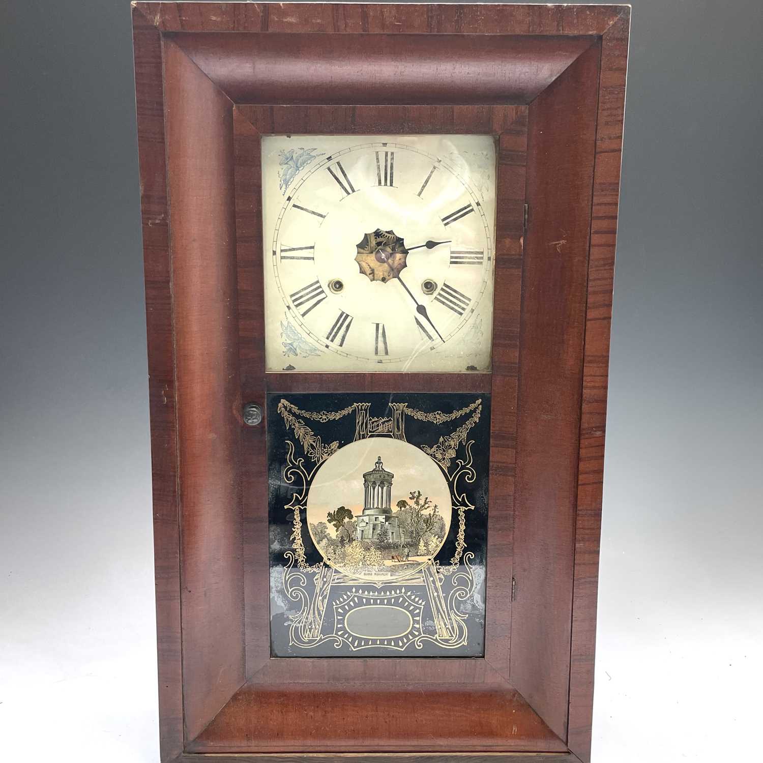 Lot 2919 - A New-Haven Clock Co mahogany cased American...