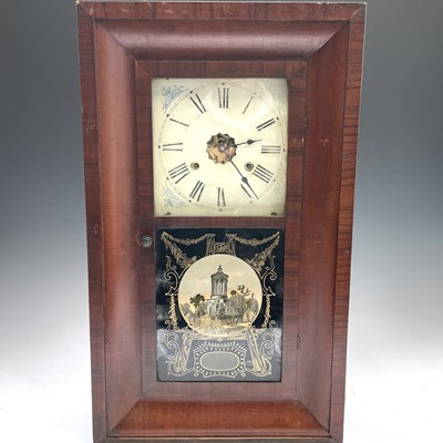 Lot 2919 - A New-Haven Clock Co mahogany cased American...