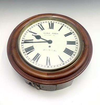Lot 2923 - A late Victorian mahogany station circular...