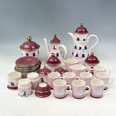 Lot 888 - A Carlton ware Dovecote tea and coffee...