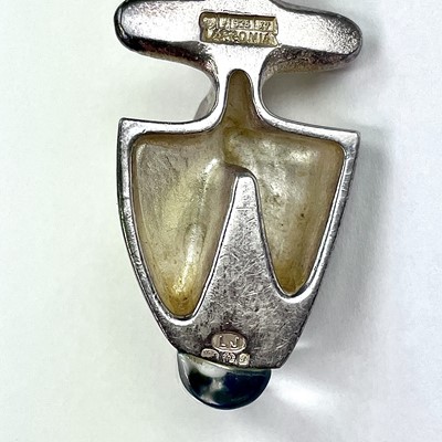Lot 832 - Bjorn Weckstrom for Lapponia, a stylish silver...
