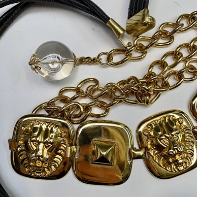 Lot 1014 - A Spanish 1980's gold plated link and chain...