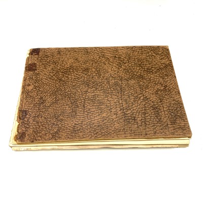 Lot 1449 - An artist's sketchbook, circa 1930s,...