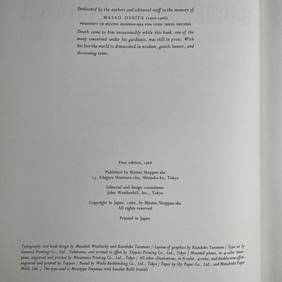 Lot 269 - EDITED BY DONALD RICHIE & MEREDITH WEATHERBY. '...