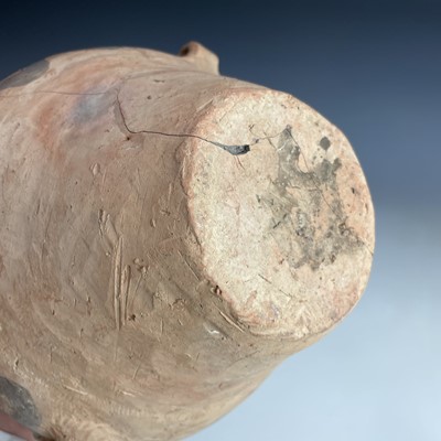 Lot 252 - A Chinese Neolithic terracotta vase, with a...