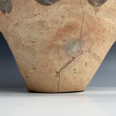 Lot 252 - A Chinese Neolithic terracotta vase, with a...